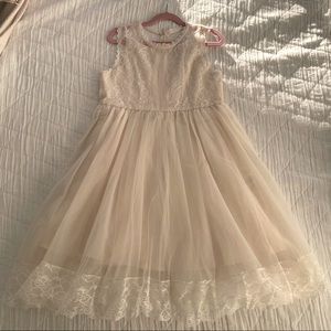 Bow Dream Ivory Lace dress